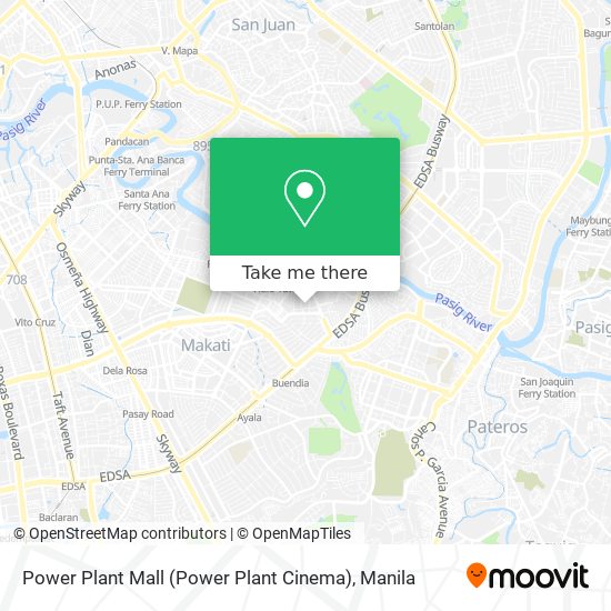 Power Plant Mall (Power Plant Cinema) map