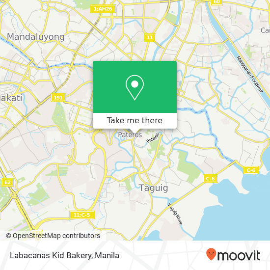 Labacanas Kid Bakery map