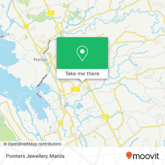 Pointers Jewellery map