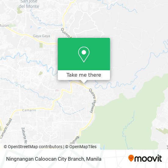 Ningnangan Caloocan City Branch map