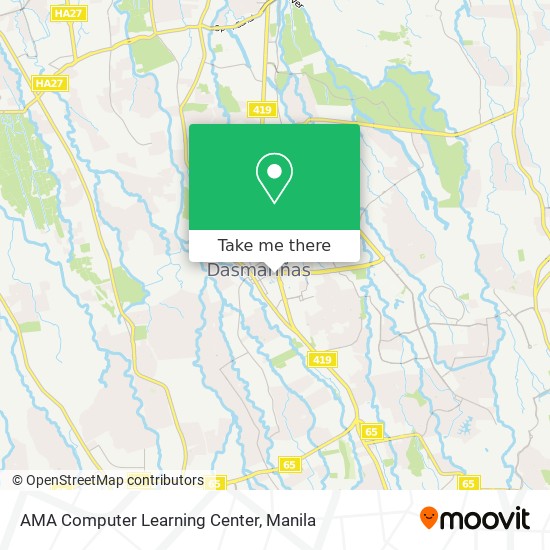 AMA Computer Learning Center map