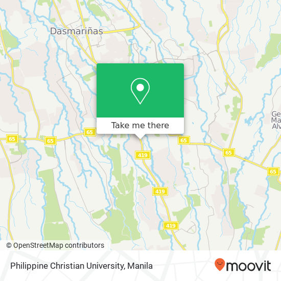 Philippine Christian University map