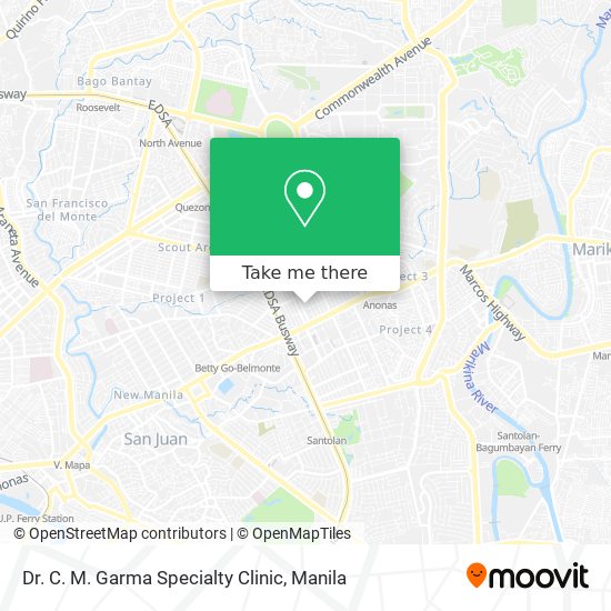 Dr. C. M. Garma Specialty Clinic map