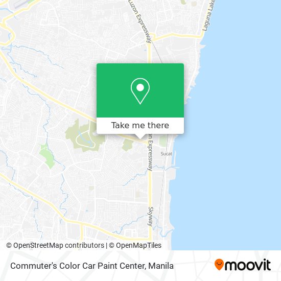 Commuter's Color Car Paint Center map
