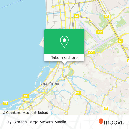 City Express Cargo Movers map