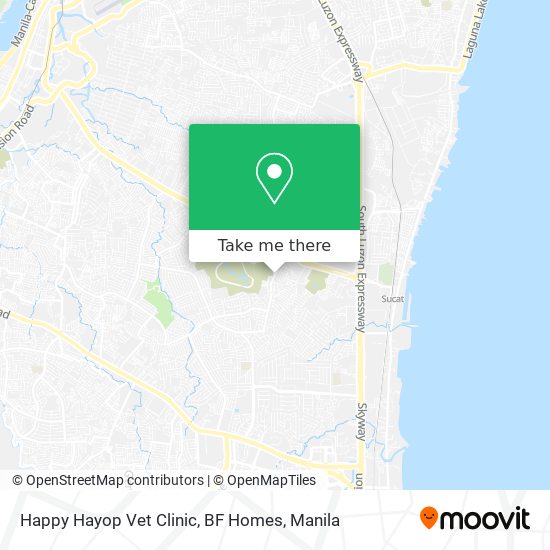 Happy Hayop Vet Clinic, BF Homes map