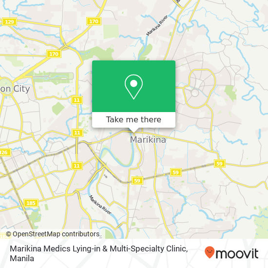 Marikina Medics Lying-in & Multi-Specialty Clinic map