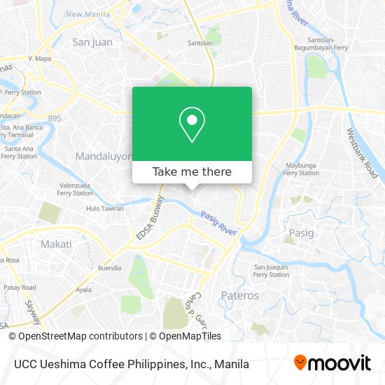 UCC Ueshima Coffee Philippines, Inc. map
