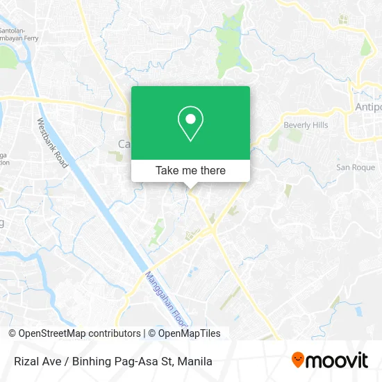 Rizal Ave / Binhing Pag-Asa St map