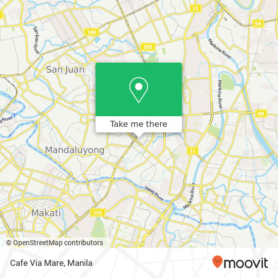 Cafe Via Mare map