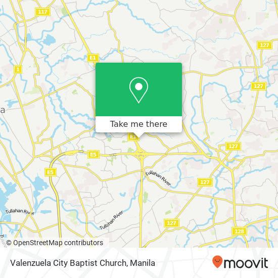 Valenzuela City Baptist Church map