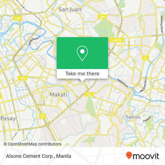 Alsons Cement Corp. map