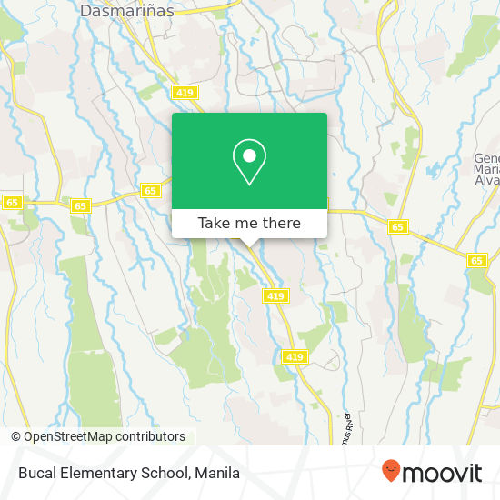 Bucal Elementary School map