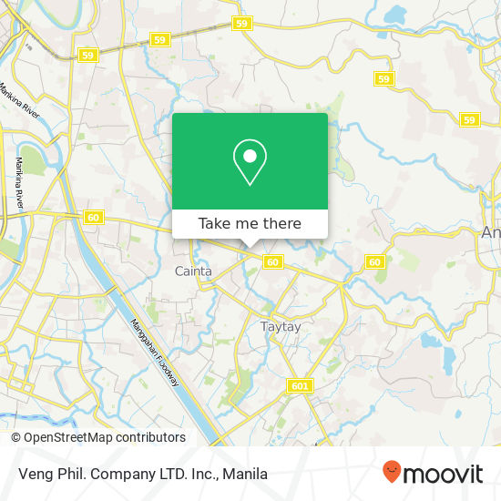 Veng Phil. Company LTD. Inc. map
