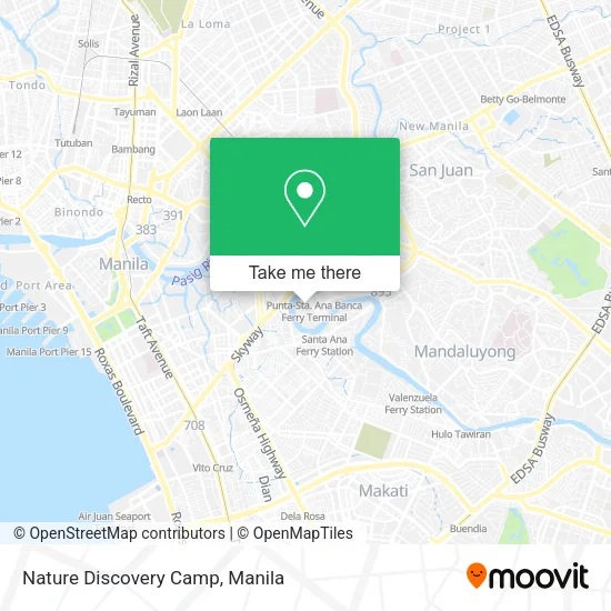 Nature Discovery Camp map