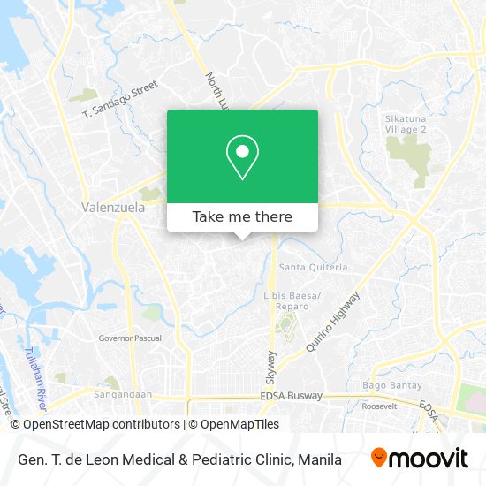 Gen. T. de Leon Medical & Pediatric Clinic map