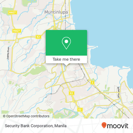 Security Bank Corporation map