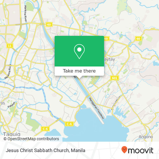 Jesus Christ Sabbath Church map