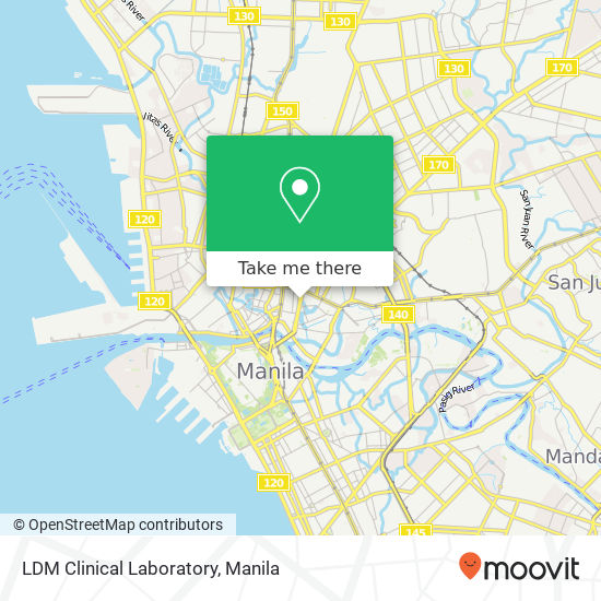 LDM Clinical Laboratory map