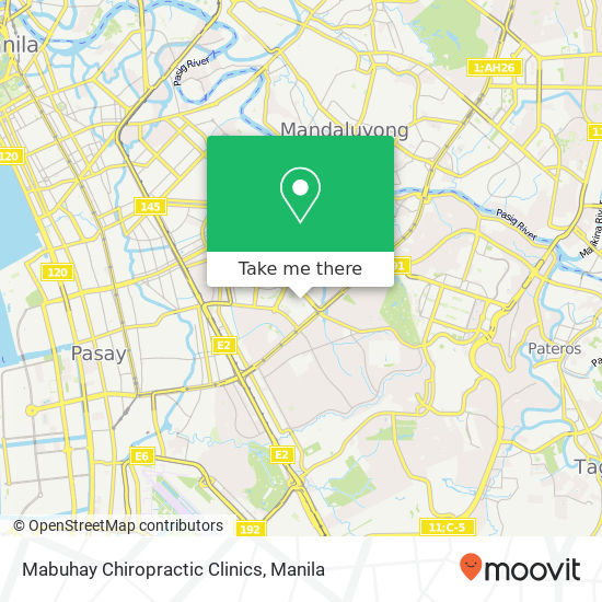 Mabuhay Chiropractic Clinics map