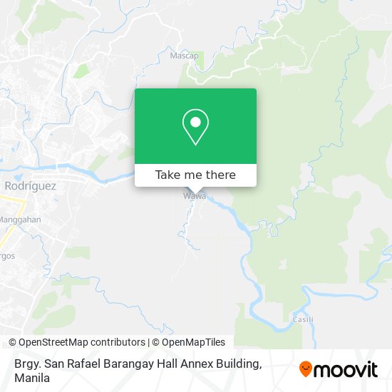 Brgy. San Rafael Barangay Hall Annex Building map