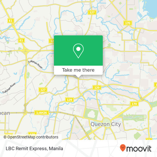 LBC Remit Express map