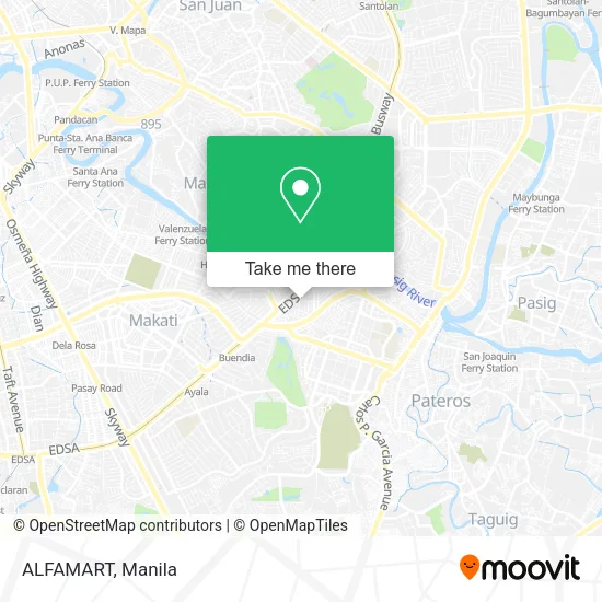 ALFAMART map