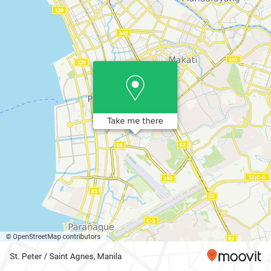 St. Peter / Saint Agnes map