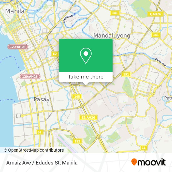 Arnaiz Ave / Edades St map