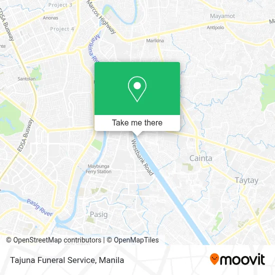 Tajuna Funeral Service map