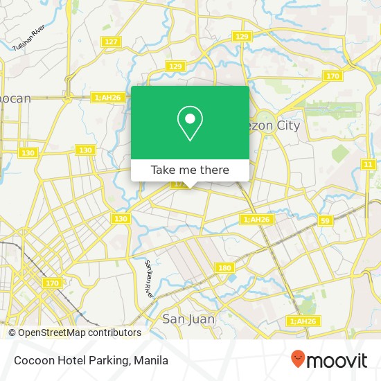 Cocoon Hotel Parking map