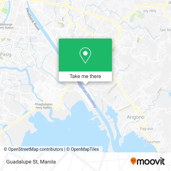 Guadalupe St map