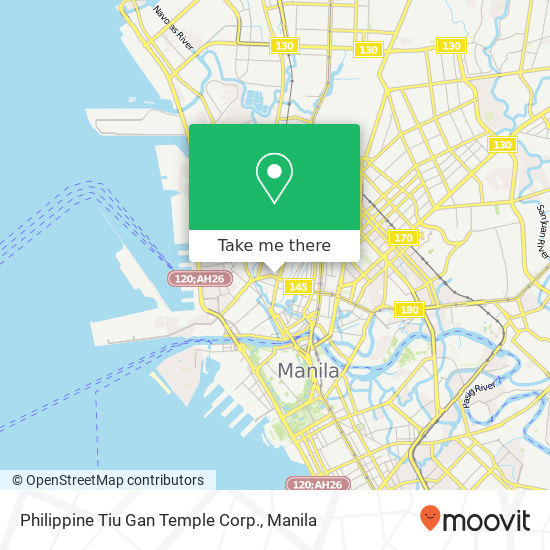 Philippine Tiu Gan Temple Corp. map
