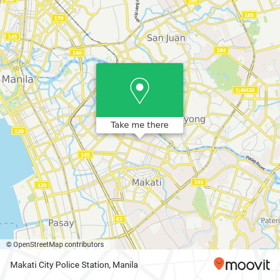 Makati City Police Station map