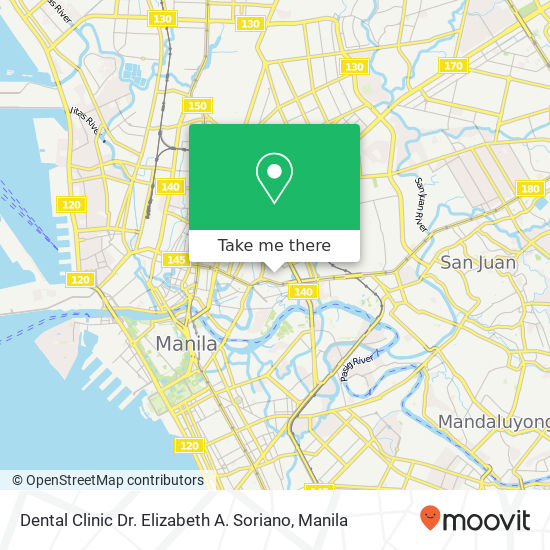 Dental Clinic Dr. Elizabeth A. Soriano map