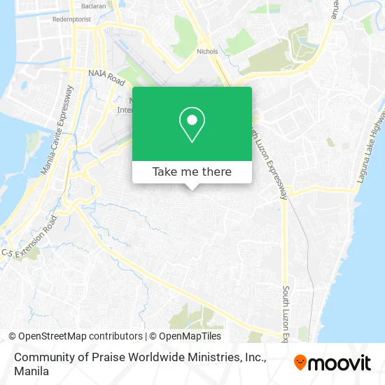 Community of Praise Worldwide Ministries, Inc. map