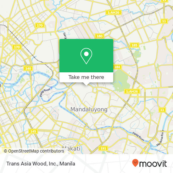 Trans Asia Wood, Inc. map