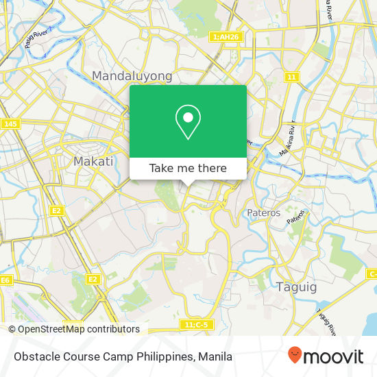 Obstacle Course Camp Philippines map