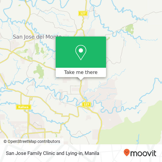San Jose Family Clinic and Lying-in map
