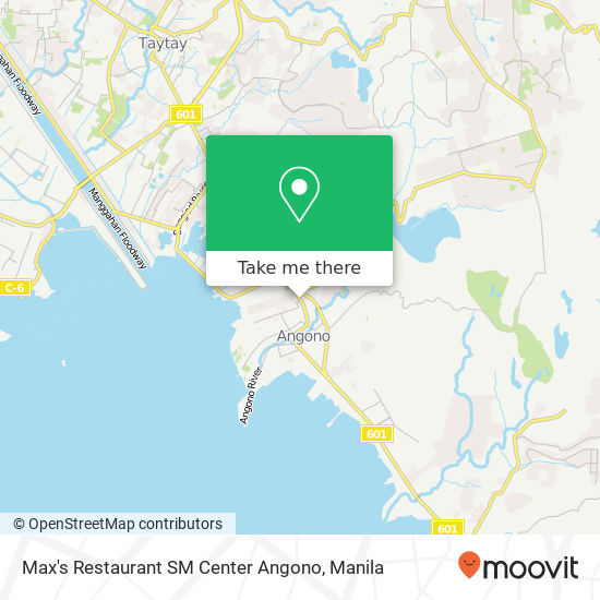 Max's Restaurant SM Center Angono map