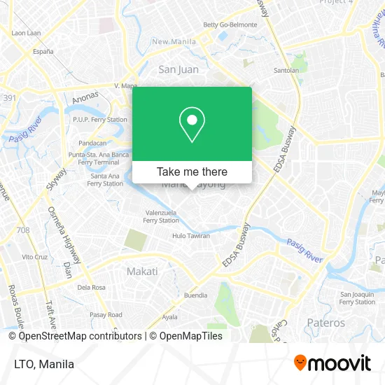 LTO map