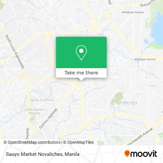 Sauyo Market Novaliches map