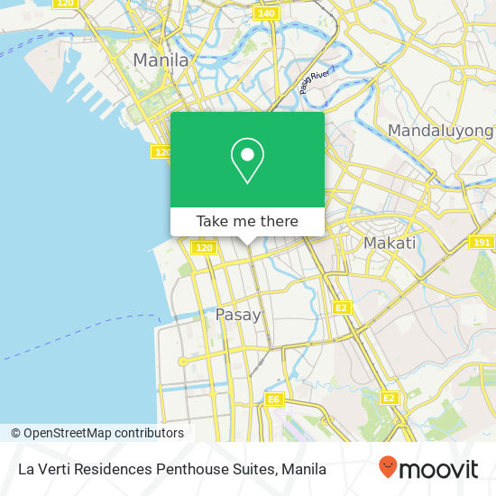 La Verti Residences Penthouse Suites map