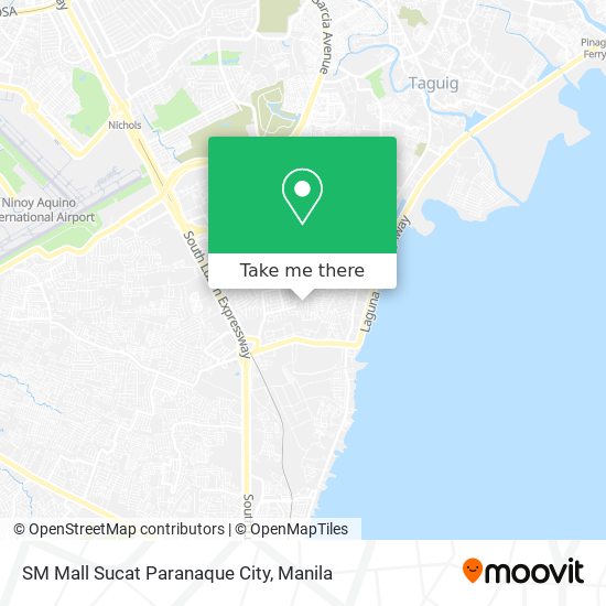 SM Mall Sucat Paranaque City map