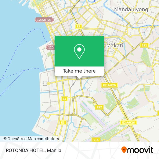 ROTONDA HOTEL map