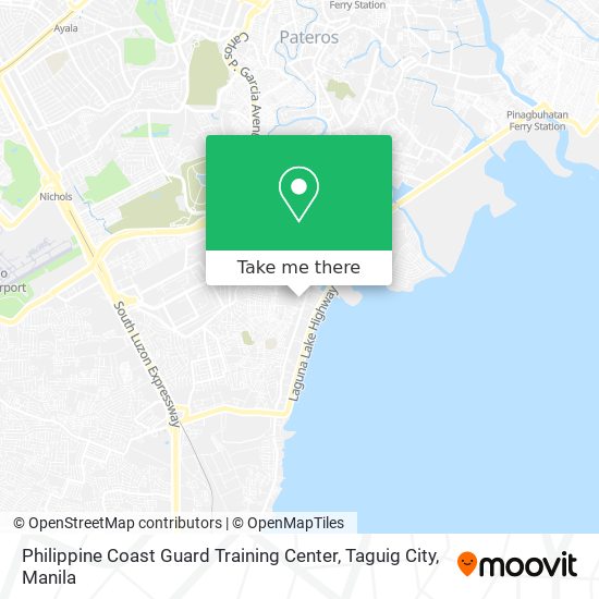 Philippine Coast Guard Training Center, Taguig City map