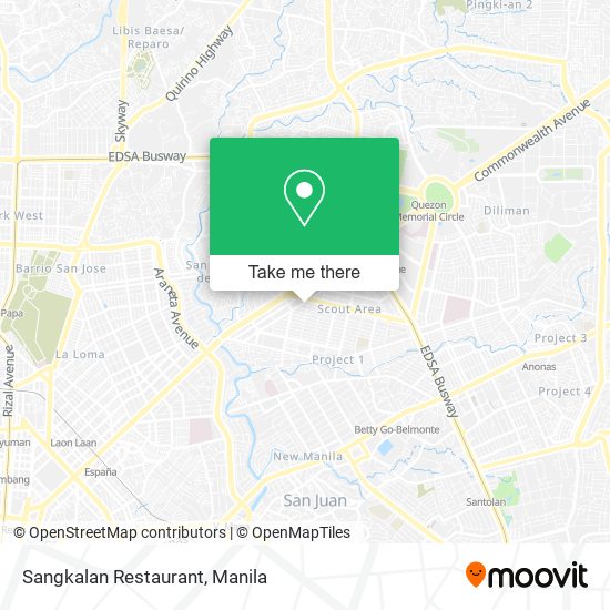 Sangkalan Restaurant map