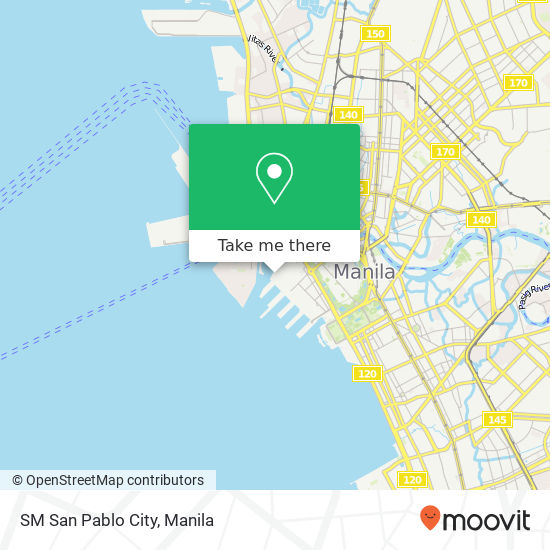 SM San Pablo City map