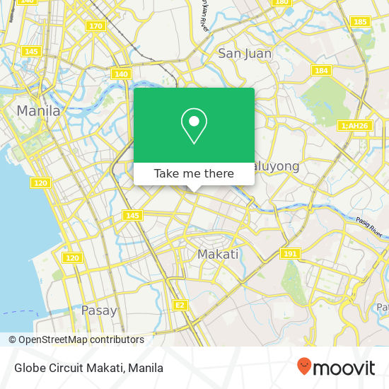 Globe Circuit Makati map
