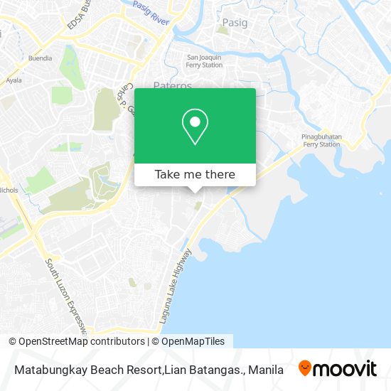 Matabungkay Beach Resort,Lian Batangas. map